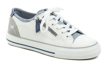 Ganzjahres-Wanderschuhe für Frauen mit Schnürsenkeln und Reißverschluss, aus einer Kombination von Synthetik und Textilmaterial.