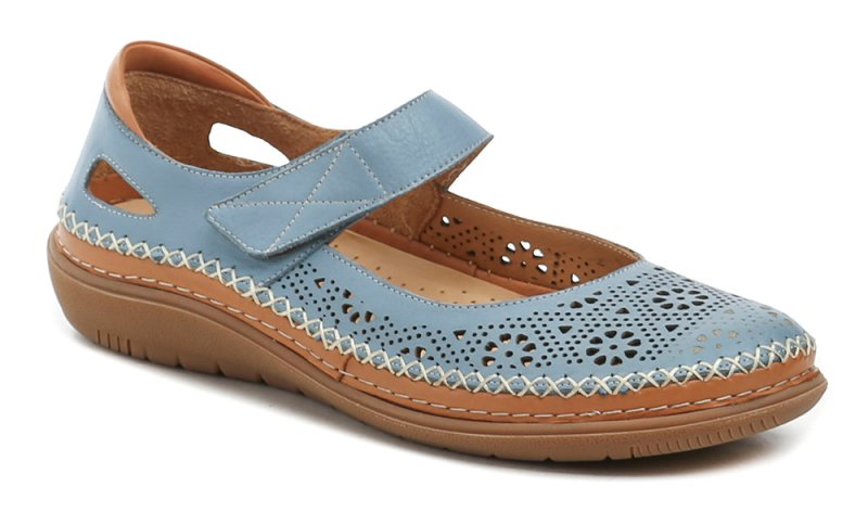 Urban Ladies 246-25 blau Damen Sommerschuhe in Übergröße | ARNO-schuhe.de – Schuhe mit Tradition