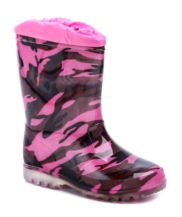 Wasserdichte Ganzjahres-Freizeitstiefel für Kinder aus synthetischem Material.