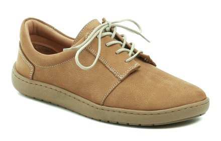 Ganzjahres-Wanderschuhe für Frauen mit Schnürsenkeln. Die Schuhe sind aus echtem Naturleder gefertigt.