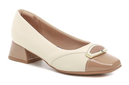 Ganzjährige Damen-Wanderschuhe mit mittlerem Absatz, aus hochwertigem Synthetikmaterial mit bequemer Innensohle. Spezielle BUNION-Behandlung - weiches Material im Zehenbereich.