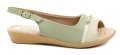 Piccadilly 500380-1 Grünliche Damen Sandalen in Übergröße | ARNO-schuhe.de – Schuhe mit Tradition