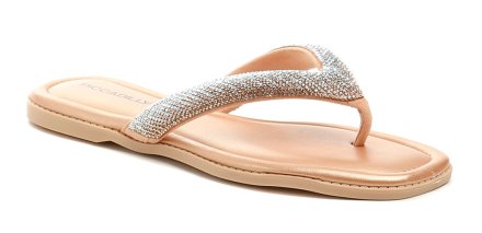 Damen-Sommer-Slipper mit Griff zwischen den Zehen, aus hochwertigem Synthetikmaterial.