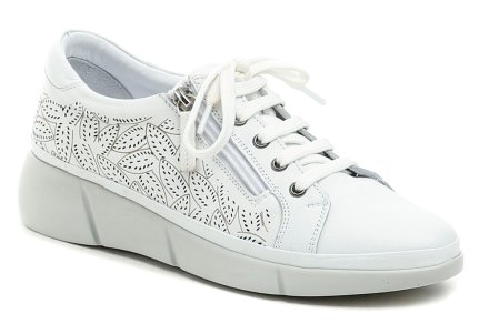 Ganzjahres-Wanderschuhe für Frauen mit Schnürsenkeln und auch mit Reißverschluss. Die Schuhe sind aus echtem Naturleder gefertigt.