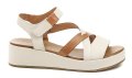 Wild 061-8820 braune und cremefarbene Damensandalen für den Sommer | ARNO-schuhe.de – Schuhe mit Tradition