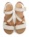 Wild 061-8820 braune und cremefarbene Damensandalen für den Sommer | ARNO-schuhe.de – Schuhe mit Tradition