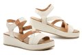 Wild 061-8820 braune und cremefarbene Damensandalen für den Sommer | ARNO-schuhe.de – Schuhe mit Tradition