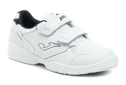 Ganzjahres-Sportschuhe für Kinder mit Klettverschluss, aus einer Kombination von echtem Leder und synthetischem und textilem Material.