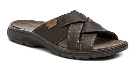 Sommerliche Wanderschuhe für Männer. Die Schuhe sind aus echtem Naturleder gefertigt.