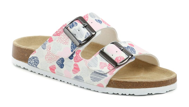 Wojtylko 7KL24337 weiß und rosa Damen Gesundheit Hausschuhe | ARNO-schuhe.de – Schuhe mit Tradition