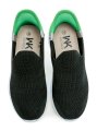Wojtylko 5A25387C Schwarz-grüne Turnschuhe für Jungen zum Hineinschlüpfen | ARNO-schuhe.de – Schuhe mit Tradition