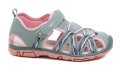 Wojtylko 5S25390S grau und rosa Mädchen Sandalen | ARNO-schuhe.de – Schuhe mit Tradition