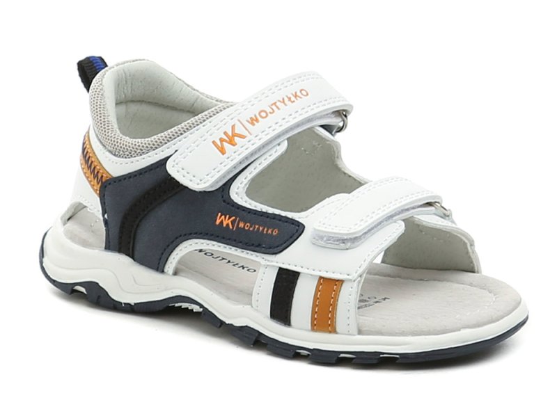 Wojtylko 1S25398B weiße und blaue Kindersandalen | ARNO-schuhe.de – Schuhe mit Tradition