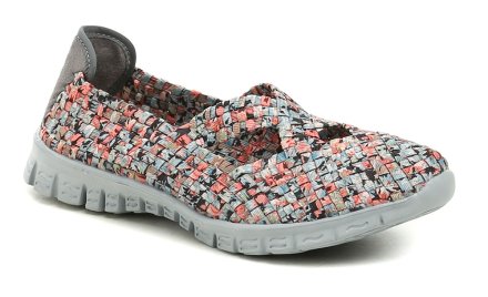 Damen-Sommer-Wanderung und leichte Freizeit-Gummistiefel Rock Spring, aus Textilmaterial, das durch Gummibänder gebildet wird.