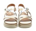 Jana 8-28267-44 Weiß Gold Plateau Sandalen für Frauen | ARNO-schuhe.de – Schuhe mit Tradition