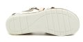 Jana 8-28267-44 Weiß Gold Plateau Sandalen für Frauen | ARNO-schuhe.de – Schuhe mit Tradition