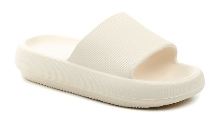 Sommerliche Slip-on-Strandschuhe für Damen von Tom Tailor aus synthetischem Material.