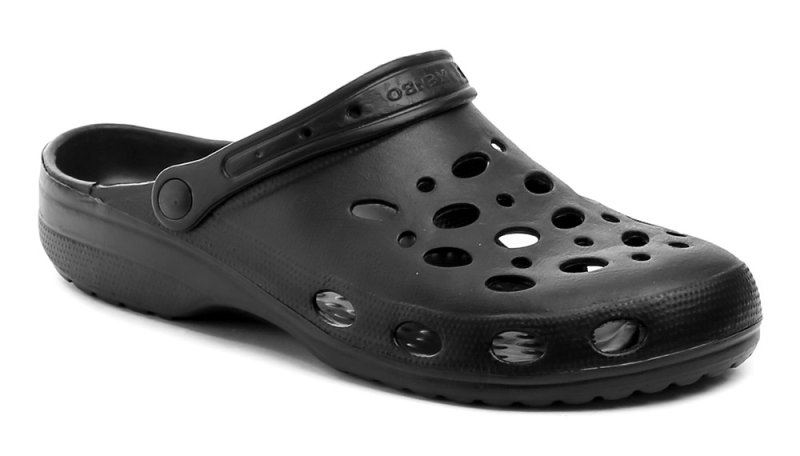 Kenbo 1901-M schwarze Herren-Flip-Flops in Übergröße Crocs | ARNO-schuhe.de – Schuhe mit Tradition
