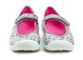 Befado 114y520 grau und rosa Kinder Ballerinas | ARNO-schuhe.de – Schuhe mit Tradition