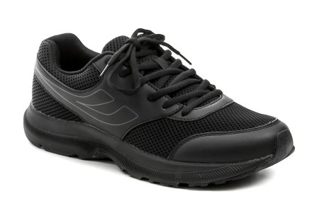 Sportliche Ganzjahres-Schnürschuhe für Herren aus Textil und Synthetik.