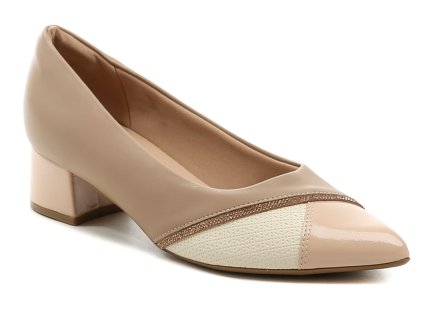 Ganzjährige Damen-Wanderschuhe mit mittlerem Absatz, aus hochwertigem Synthetikmaterial mit bequemer Innensohle. Spezielle BUNION-Behandlung - weiches Material im Zehenbereich.