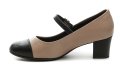 Piccadilly 110185-2 beige schwarze Damenpumps | ARNO-schuhe.de – Schuhe mit Tradition