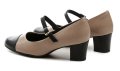Piccadilly 110185-2 beige schwarze Damenpumps | ARNO-schuhe.de – Schuhe mit Tradition