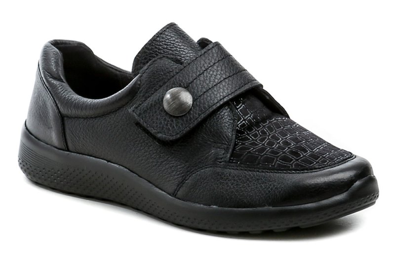 Comfortabel 940503-01 schwarze medizinische Damenschuhe Weite K | ARNO-schuhe.de – Schuhe mit Tradition