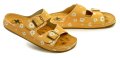 Medi Line 1633-25 gelbe Blume Damen medizinische Hausschuhe | ARNO-schuhe.de – Schuhe mit Tradition
