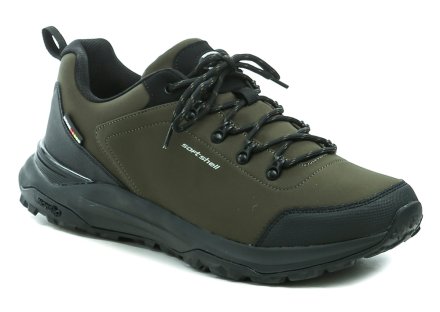 Ganzjährige Wander- und Outdoor-Schnürschuhe aus Softshell-Textilmaterial.