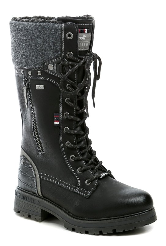 Mustang 15M004200600 schwarze Damen Winterstiefel | ARNO-schuhe.de – Schuhe mit Tradition
