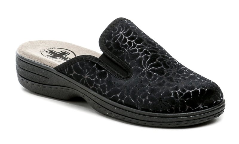 Medi Line 529 schwarze medizinische Damenpantoffeln | ARNO-schuhe.de – Schuhe mit Tradition