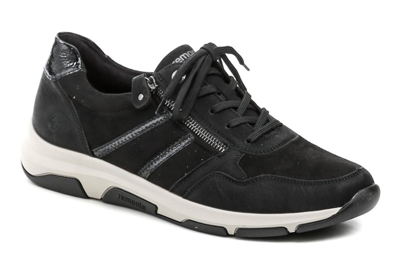 Remonte D1S04-02 schwarze Damen Oversize Halbschuhe | ARNO-schuhe.de – Schuhe mit Tradition