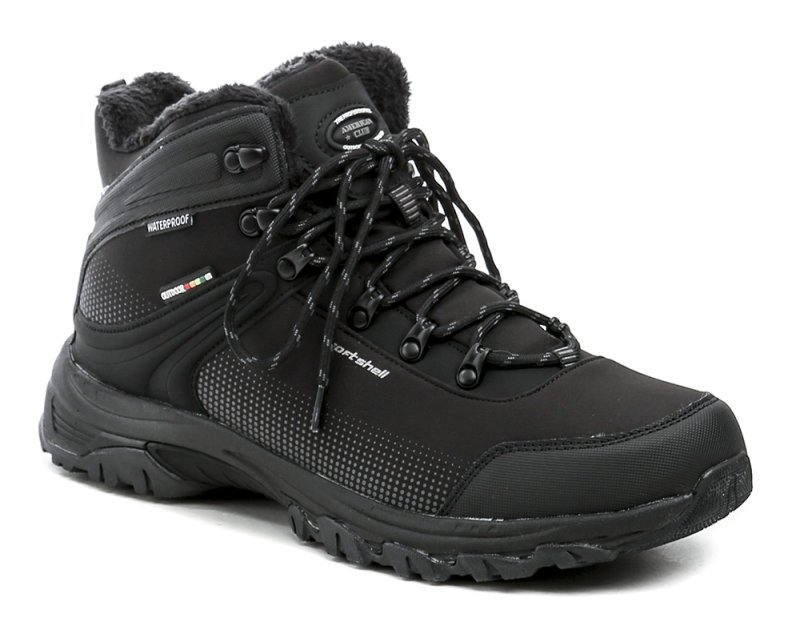 American Club HL146-24 schwarze Herren Winter Softshellstiefel | ARNO-schuhe.de – Schuhe mit Tradition
