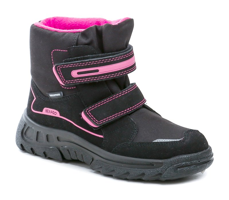 Befado 615X003 schwarz rosa Kinder Winterstiefel | ARNO-schuhe.de – Schuhe mit Tradition