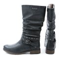 Mustang 15M005200300 marineblaue Damen-Oversized-Stiefel | ARNO-schuhe.de – Schuhe mit Tradition