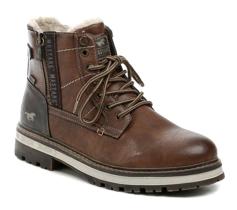 Mustang 15M009100200 braune Herren-Winterstiefel in Übergröße | ARNO-schuhe.de – Schuhe mit Tradition