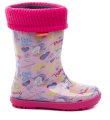 Demar 0048AL Kindergummistiefel in Rosa mit Einhornmotiv | ARNO-schuhe.de – Schuhe mit Tradition