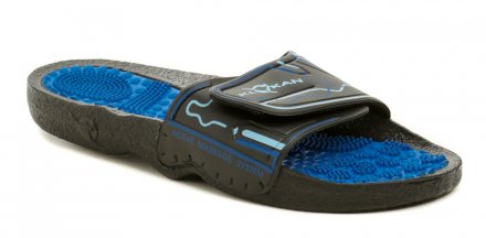 Strandsandalen mit Massageeffekt aus synthetischem Material.