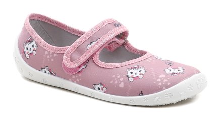 Kinder-Sommer-Freizeitschuhe mit Klettverschluss, aus Textilmaterial und einer Innensohle aus echtem Leder.