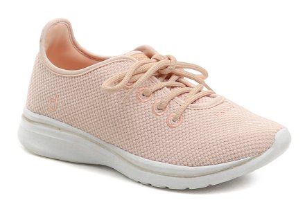 Sommerliche Wander- und Freizeitschuhe für Damen, hergestellt aus einer Kombination aus Textil- und Synthetikmaterial.