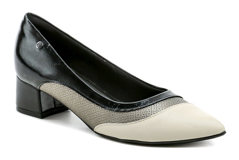 Piccadilly 739090-1 schwarze beige Damenpumps | ARNO-schuhe.de – Schuhe mit Tradition