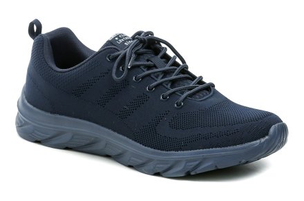 Ganzjahres-Schnürschuhe für Herren aus einer Kombination von Textil- und Synthetikmaterial.