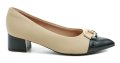 Piccadilly 739095-2 beige schwarze Damenpumps | ARNO-schuhe.de – Schuhe mit Tradition