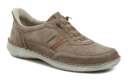 Herren-Wanderschuhe für jede Jahreszeit mit praktischem Schlupfdesign – ganz ohne Löffel oder Hände. Josef Seibel Schuhe sind aus Naturleder gefertigt.