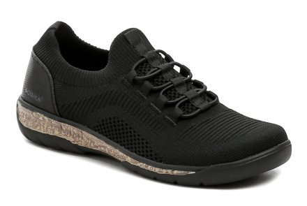 Damen-Freizeitschuhe für Frühling und Sommer aus einer Kombination aus synthetischem und flexiblem Textilmaterial.