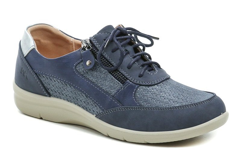 Wojtylko 7B26322 blaue Damen-Sneaker | ARNO-schuhe.de – Schuhe mit Tradition
