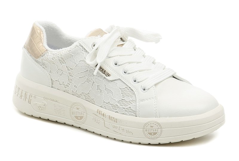 Mustang 26M048200100 weiße Damen-Sneaker | ARNO-schuhe.de – Schuhe mit Tradition