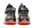 Wojtylko 1A26415 schwarz-orangefarbene Sneaker mit blinkender Sohle | ARNO-schuhe.de – Schuhe mit Tradition
