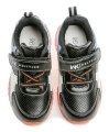 Wojtylko 1A26415 schwarz-orangefarbene Sneaker mit blinkender Sohle | ARNO-schuhe.de – Schuhe mit Tradition